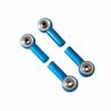 20 Blue Aluminum M3 Link Rod End Ball Joint CW CCW for 1/10 RC Car Crawler Buggy