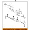 GM OEM Steering Gear-Inner Tie Rod End 20995477