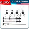 10 Suspension Steering Ball Joint Tie Rod Ends Kit for 87-96 Ford F-150 RWD