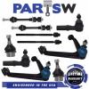 10 Pc Suspension Set For Dodge Ram 1500 02-05 Ball Tie Rod Ends Sway Life Warran