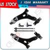 6 Pieces Suspension Set for 2000-2003 FORD FOCUS Control Arm Tie Rod Ends