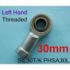 Freeship 2pcs Left H Threaded 30mm SIL30T/K PHSA30L Female Rod End Joint Bearing