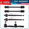 6 PCS Suspension Tie Rod End Sway Bar Link Kit for 1998-2011 FORD RANGER