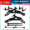 Suspension Set Control Arm Tie Rod Ends Sway Bar For 97-2001 Toyota Camry