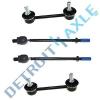 New 4pc Front Suspension Kit: Stabilizer Bar Link + Inner Tie Rod End for Hummer