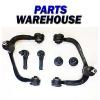 6 Piece Kit Lower Ball Joints Upper Control Arms Outer Tie Rod Ends