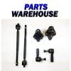 6 Piece Kit Ball Joints Tie Rod Ends For Toyota Corolla Rav4 1 Yr Warranty