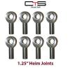 8 1.250 (1 ¬?) Rod End Heim Joints Case Hardened Steel Chrome Moly hot rod link