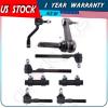 8x Suspension Kit Idler Pitman Arm Tie Rod End For 2000-2001 Dodge Ram 1500(RWD)