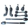 2002-2004 JEEP LIBERTY TIE ROD END FRONT OUTER INNER &amp; SWAY BAR &amp; BALL JOINT 8PC