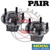 Moog Replacement New Rear Wheel Bearing Hubs Pair For Chrysler Dodge Jeep w/ ABS