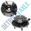 Pair of 2 Front Driver and Passenger Wheel Hub Bearing Assembly AWD 4WD w/ ABS