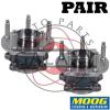 Moog Replacement New Rear Wheel Bearing Hubs Pair For Edge MKX 07-10 AWD