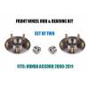 Fits: 2008-2011 HONDA ACCORD Front Wheel Hub &amp; Bearing Assembly  SET OF TWO