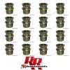 (16 PC) 3/4&#034; TO 1/2&#034; High Misalignment Spacer, Rod Ends, Heim Joints (Stainless)