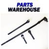 4 Piece Set Drag Links Tie Rod Ends Ford F-250 1985-1994 4Wd 1 Year Warranty