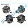 4 pc Set: Front &amp; Rear NEW Wheel Hub &amp; Bearing Assembly Commander Grand Cherokee