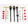 6 Piece Steering Front End Kit Sway Bar Links Tie Rod Ends 1 Year Warranty