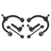 6 Pc Front Suspension Kit for Jeep Commander Grand Cherokee Outer Tie Rod Ends