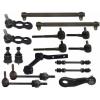 16 Piece Suspension Kit Inner Outer Tie Rod End Ball Joint Stabilizer Steering