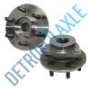 Pair (2) NEW Front Suspension Wheel Hub and Bearing Assembly 4WD AWD NO ABS