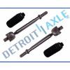 Brand NEW 4pc Inner Tie Rod End + Rack &amp; Pinion Boot Kit for 2006-15 Toyota RAV4