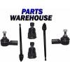 6 Pcs Inner &amp; Outer Tie Rod Ends Lower Ball Joint Driver &amp; Passenger Side