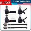 6 Piece Front Suspension Tie Rod End Set for 1993-1995 Geo Prizm 1 Year Warranty