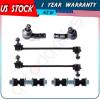 6 Pieces New Suspension Tie Rod End Sway Bar Kit for 2000-2006 Ford Focus