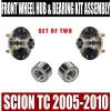 Scion tC Front Wheel Hub And Bearing Kit Assembly 2005-2010  SET OF TWO