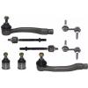 8 Pcs Kit Inner &amp; Outer Tie Rods Lower Ball Joints Sway Bar for 97-01 Honda CR-V