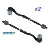 Pair of Tie Rod End Assy Front Beck/Arnley 101-6827 For BMW X5 07-13 X6 08-14