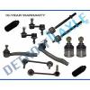 NEW 12pc Front &amp; Rear Suspension Ball Joint Sway Tie Rod 1997-2001 Honda CR-V