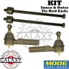 Moog Replacement New Inner &amp; Outer Tie Rod Ends For PT Cruiser Neon SX 2.0