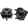 2 NEW Front Driver and Passenger Wheel Hub and Bearing Assembly 6 Stud Hub