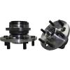 2 Front Wheel Hub Bearing Assembly 4WD 6 Bolt + 4 Tie Rods + 2 Adjusting Sleeves