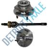 Dodge Ram Left 1500 1994-1999 U JOINT  Axle + 2  Wheel Hub Bearing Assembly 4X4