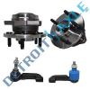 Brand New 4pc Complete Front Suspension Kit for 2002 - 2005 Jeep Liberty No ABS