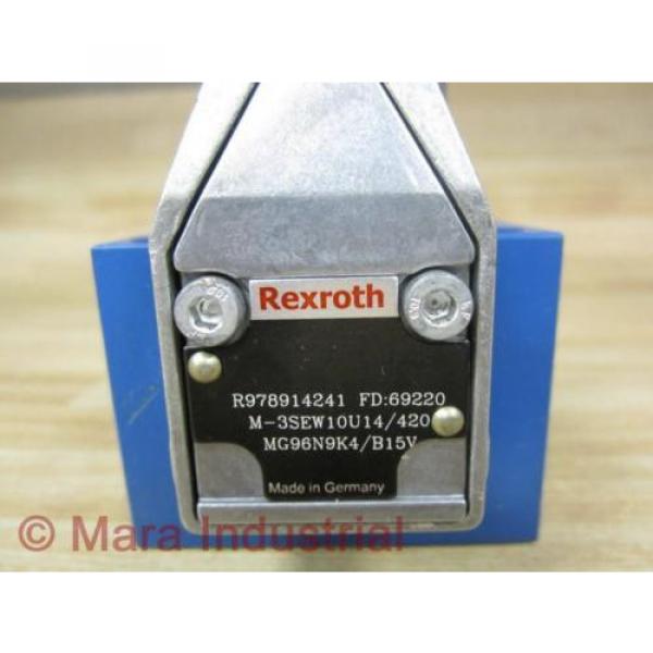 Rexroth Bosch R978914241 Valve M-3SEW10U14/420MG96N9K4/B15V - New No Box #2 image