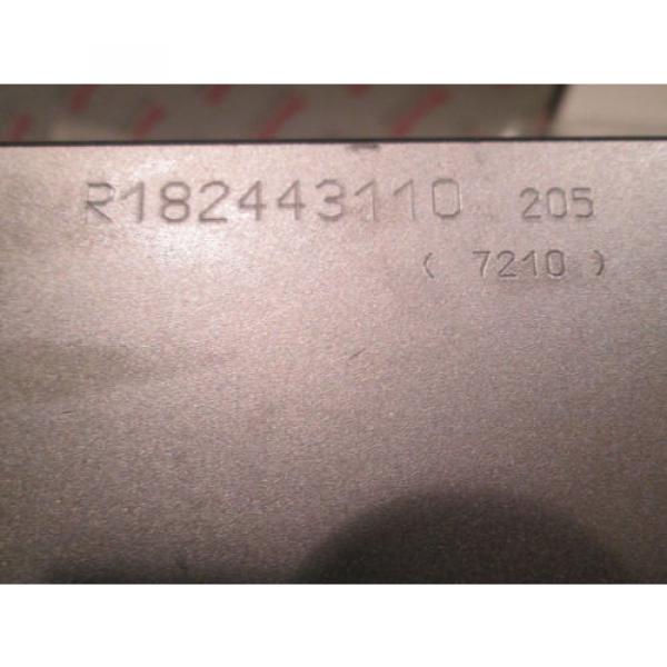 REXROTH LINEAR SLIDE BEARING R182443110 ROLLENWAGEN R.RUNNER BLOCK CS #6 image