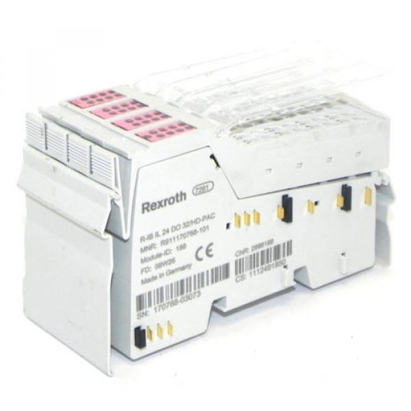 NEW REXROTH R-IB IL 24 CO 32/HD-PAC MNR: R911170768-101 MODULE, RIBIL24DO32HDPAC #1 image