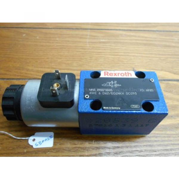 Bosch Rexroth R900738483 4WE 6 D62/EG24K4 SO293 Valve w/ R900221884 Solenoid 24V #1 image