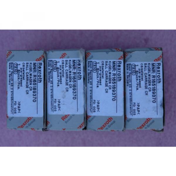 REXROTH LINEAR BEARING MNR R165189370(LOT OF 4) NEW #1 image