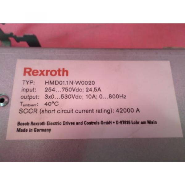 Busch Rexroth Indradrive HMD01.1N-W0020-A-07-NNNN HMD01.1N-W0020 R911305062 #4 image