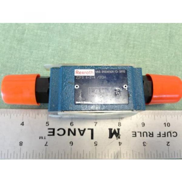 REXROTH HYDRAULIC CHECK VALVE  Z2FS 6-2-4/2QV MNR R900481624 FD 38910 #1 image