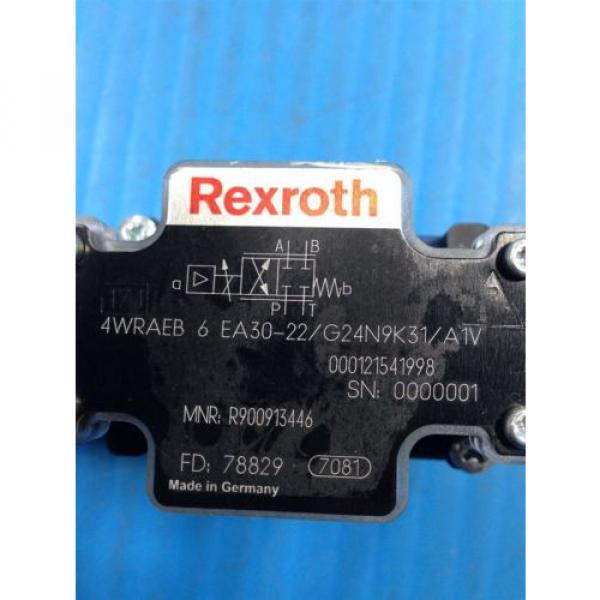 REXROTH 4WRAEB6EA30-22/G24N9K31/A1V PROPORTIONAL HYDRAULIC VALVE NEW NO BOX (U4 #2 image