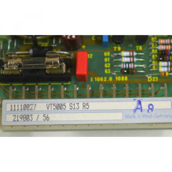 REXROTH VT5005 S13 R5 Proportionalverstärker AMPLIFIER CARD 11110027 #3 image