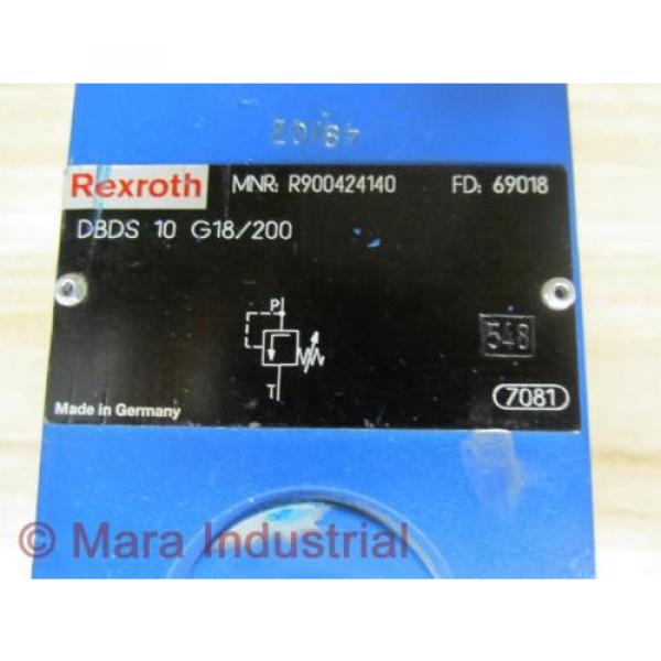 Rexroth Bosch R900424140 Valve DBDS 10 G18/200 - New No Box #2 image