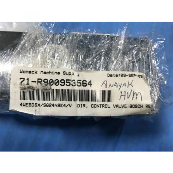 USED BOSCH REXROTH R90095356 DIRECTIONAL CONTROL VALVE 4WE6D60/SG24N9K4/Y (U4) #3 image