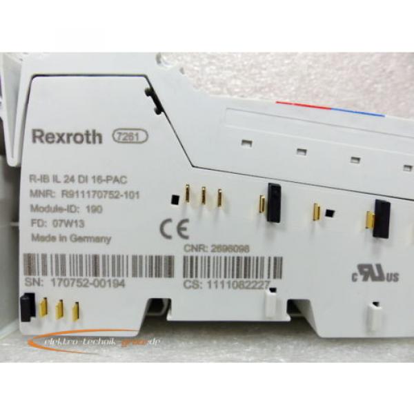 Rexroth R-IB IL 24 DI 16-PAC Modul R911170752-101 &gt; ungebraucht! &lt; #2 image